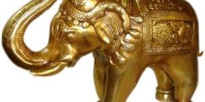 Brass Elephant Statue