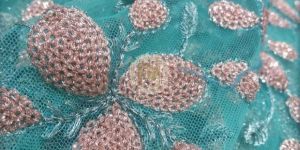 Firozi Net Embroidery