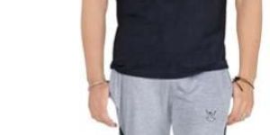 Mens Knitted Lower & T-Shirt Set