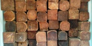 Teak Wood Rough Square Logs