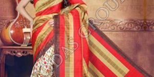 Half & Half Semi Cotton Saree