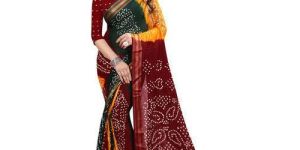 Designer Bandhani Sarees
