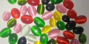 CAT EYES CABOCHON GLASS STONES