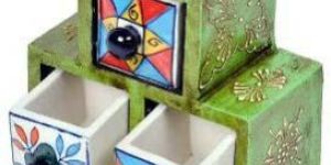 WOODEN CERAMIC DRAWER