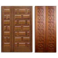 WOODEN PANELED DOORS