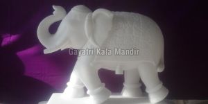 Marble Elephant Statue