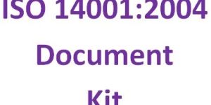 ISO 14001:2004 based Environmental Management System Document Kit