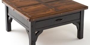 Iron Wodden Coffee Table