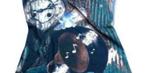 Ladies Short Sleeve Printed Top