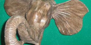 Aluminium Elephant Sculpture - (3293)