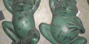 Aluminium Frog Sculpture - (3214)