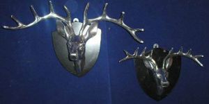Aluminium Stag Head Sculpture - Item Code : 3169