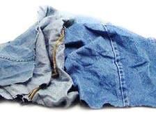 Light Denim Waste Cut Wiper