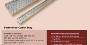 Galvanised Perforated Cable Tray
