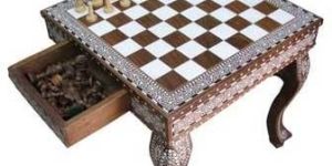 Wooden Chess Table