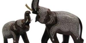 Wooden Elephant 1119