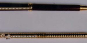 Diamond Studded Gold Pens