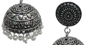Ethnic German Silver  Jhumki
