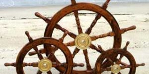 Wooden Ship Wheel
