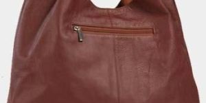 Fashionable Cow Nappa  Leather Hand Bags Brown Colour