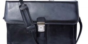 Gent's Leather Office Bag Black Colour