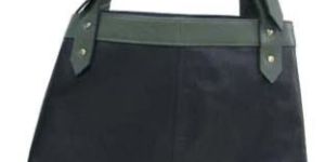 Ladies Leather Hand Bag Black Colour