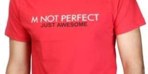 Nalini  Men's  Round Neck T-Shirt Red Colour