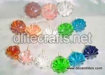 Color Glass Knob