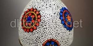 Glass Mosaic Color  Hanging Lamp