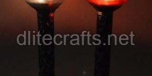 Glass Piller Candle Holder