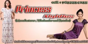 Stitched Cotton Nighty