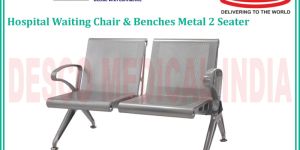 2 SEATER METAL WAITING CHAIR