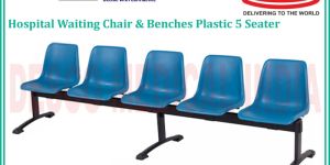 5 SEATER PLASTIC WAITING CHAIR