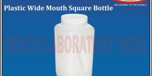 Wide Mouth Square Bottle
