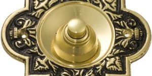 Antique Brass Bell Push