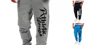 Mens Print Casual Joggers