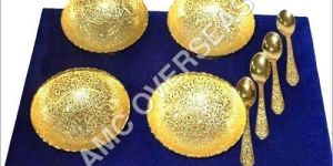 Gold Plated Bowl Set