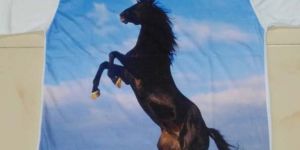 3D Effect Printed T-Shirt, Sublimation T-Shirt