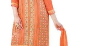 Shonaya Gray Designer Embroidered Faux Georgette Semi Stiched Salwar Suit