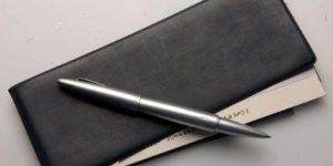 Leather Cheque Book Cover