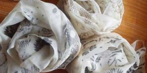 Silk Wool Printed Stoles