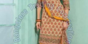 Print Plus Cotton Dress Material