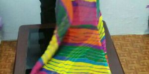 Multicolor Lehriya Chiffon Dupatta