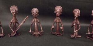 Brass Musician Statues