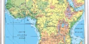 3D Raised Relief Plastic Maps