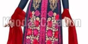 Eknoor SkyBlue Colored Plazoo Salwar Suit