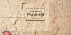 Dholpur Beige Sandstone Paving Patio