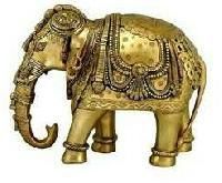 Brass Elephant Statues