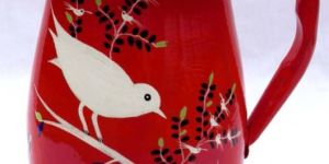 Hand Painted Stainless Steel Jug