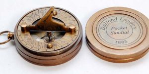 Brass compass & wooden compass